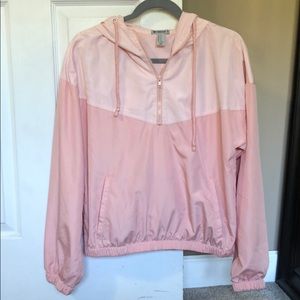 Light pink wind breaker from Forever 21